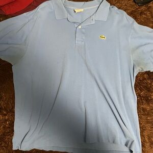 Lacoste Men's Light Blue Polo Shirt